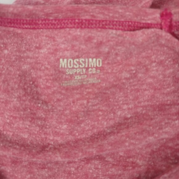 Mossimo Supply Co. Womens Red Fitted Crew Neck Long Sleeve Tee Size XS - Picture 5 of 5